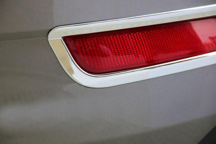 Skoda Octavia A7 Chrom Nebelscheinwerfer Licht Abdeckung Rahmen Vorne (Limousine)