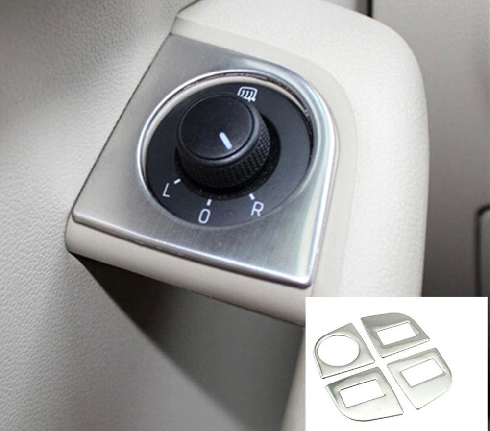 Skoda Octavia A7 Chrom Abdeckung Fenster Heber Schalter Taster Rahmen
