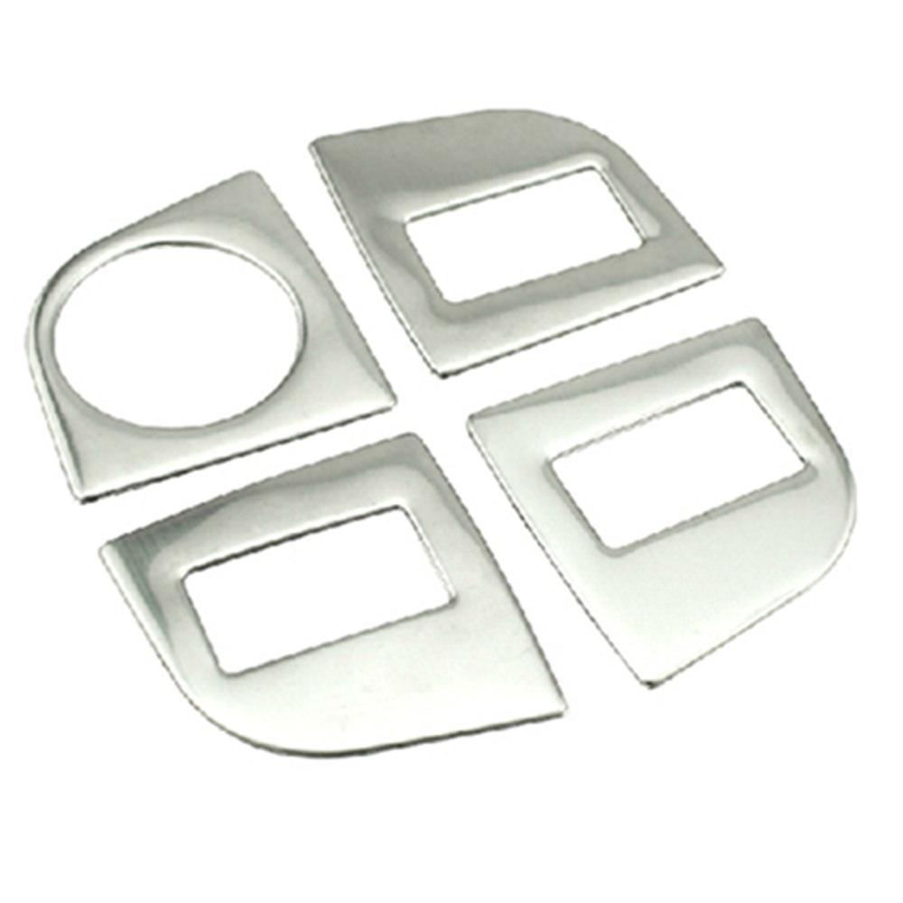 Skoda Octavia A7 Chrom Abdeckung Fenster Heber Schalter Taster Rahmen