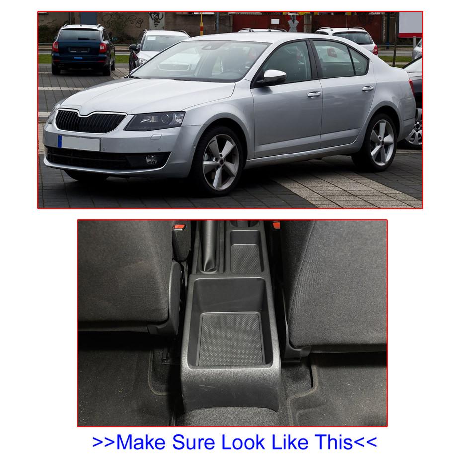 Skoda Octavia A7 Mittelkonsole Armlehne Aufbewahrungs Box Kiste Lagerung Ablage