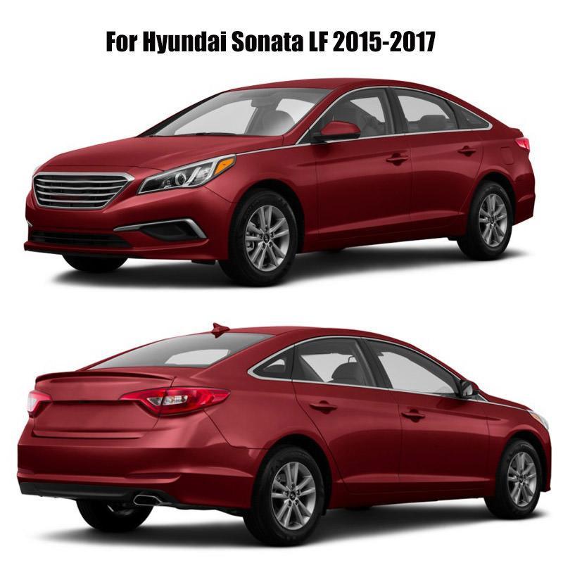 Hyundai Sonata 7 LF Edelstahl Türzierleisten Abdeckung B Säule Türsäule