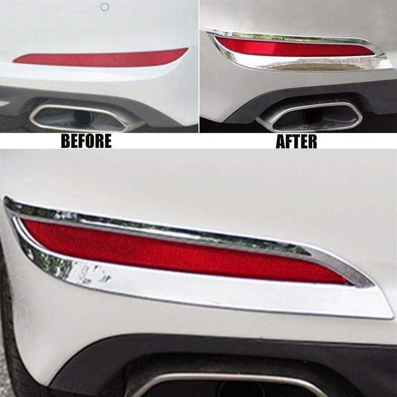 Hyundai Sonata 7 LF Chrom Nebelscheinwerfer Abdeckung Rahmen Licht Hinten