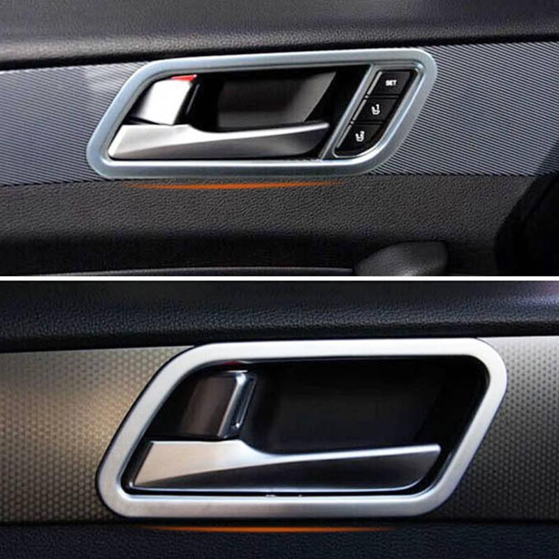 Hyundai Sonata 7 LF Chrom Türgriff Innen Abdeckung Blende Rahmen