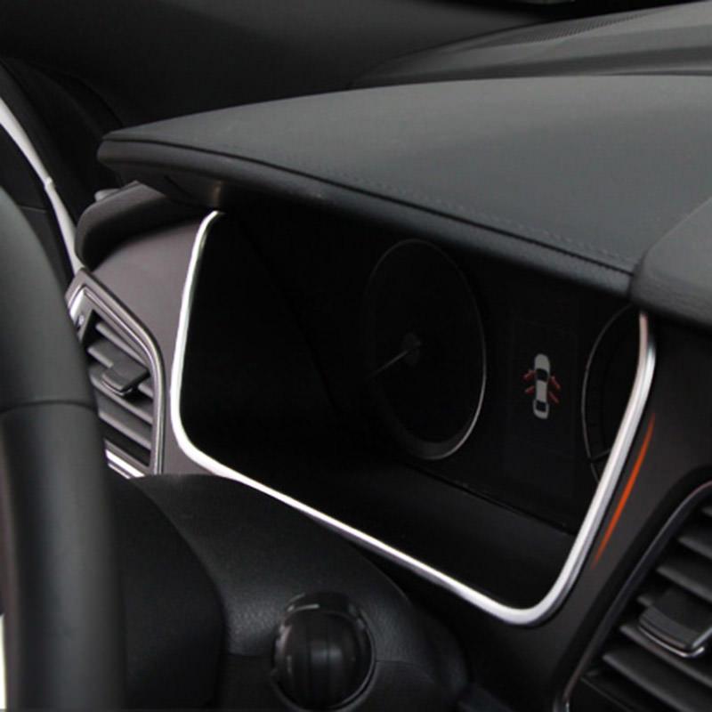Hyundai Sonata 7 LF Chrom Mittelkonsole Armaturenbrett Geschwindigkeitsmesser Abdeckung