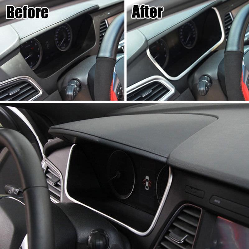 Hyundai Sonata 7 LF Chrom Mittelkonsole Armaturenbrett Geschwindigkeitsmesser Abdeckung