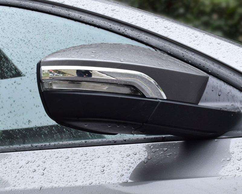 Skoda Octavia A7 Chrom Rückspiegel Seitenspiegel Abdeckung Blende Rahmen