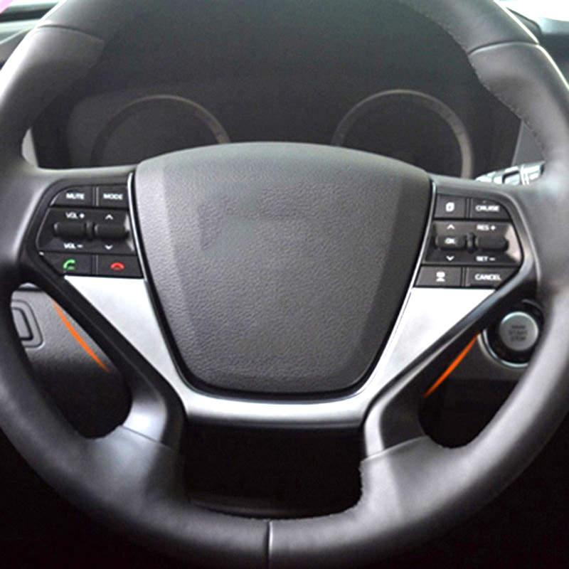 Hyundai Sonata 7 LF Chrom Lenkradbezug Lenkradhülle Abdeckung Rahmen