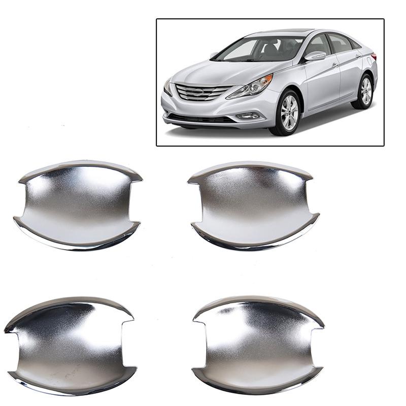 Hyundai Sonata 6 i45 YF Chrom Außen Türgriff Schalen Mulden Tür Kappen Abdeckung