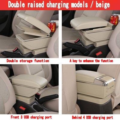 Skoda Rapid Mittelkonsole Armlehne Aufbewahrungs Box Kiste Lagerung Ablage