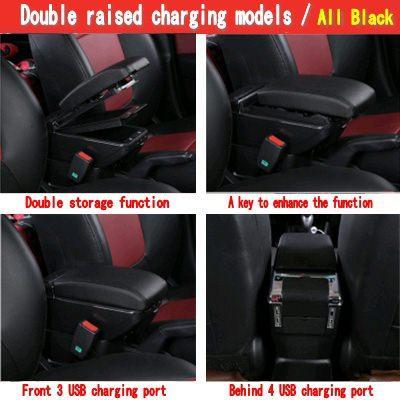 Skoda Rapid Mittelkonsole Armlehne Aufbewahrungs Box Kiste Lagerung Ablage