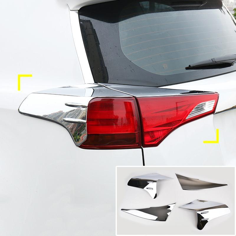 Toyota RAV4 4 XA40 Chrom Abdeckung Hinteres Licht Rückleuchte Hecklicht
