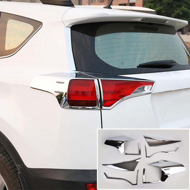 Toyota RAV4 4 XA40 Chrom Abdeckung Hinteres Licht Rückleuchte Hecklicht