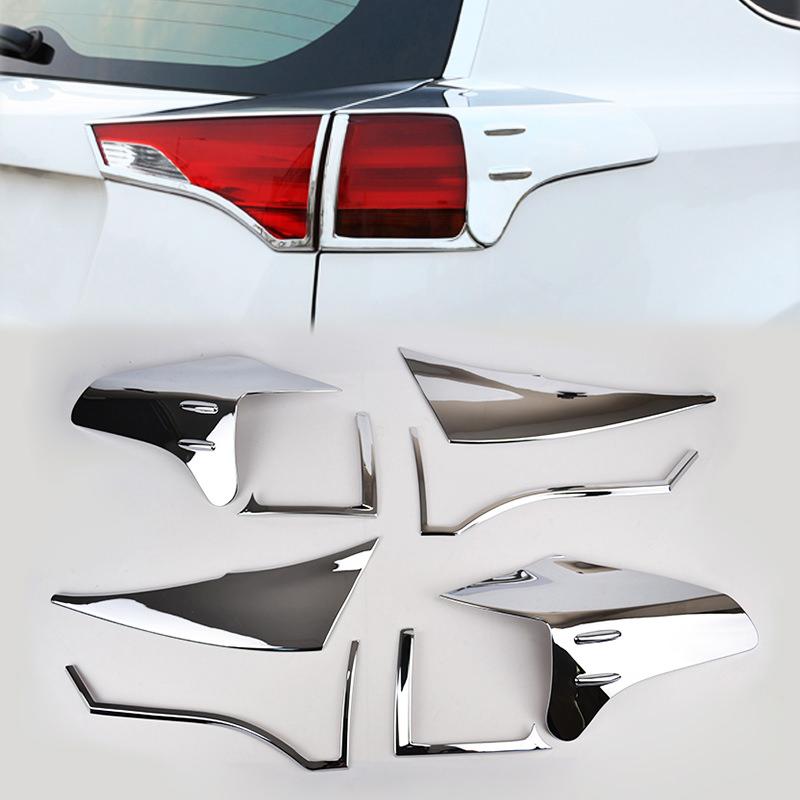 Toyota RAV4 4 XA40 Chrom Abdeckung Hinteres Licht Rückleuchte Hecklicht