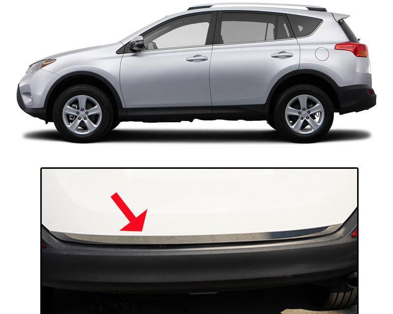 Toyota RAV4 4 XA40 Chrom Kofferraum Gepäckraum Abdeckung Hinten Leiste