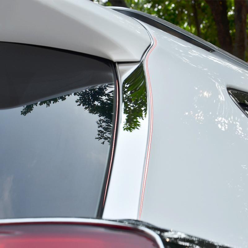 Toyota RAV4 4 XA40 Chrom Hinten Fenster Leiste Zierleiste Abdeckung