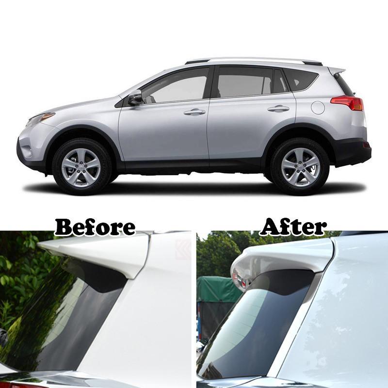 Toyota RAV4 4 XA40 Chrom Hinten Fenster Leiste Zierleiste Abdeckung