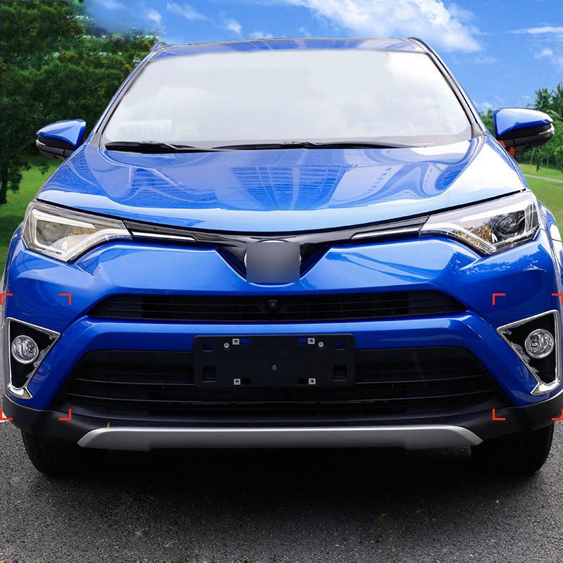 Toyota RAV4 4 XA40 Chrom Nebelscheinwerfer Licht Abdeckung Rahmen Vorne