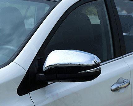 Toyota RAV4 4 XA40 Chrom Carbon Rückspiegel Seitenspiegel Abdeckung Blende Rahmen