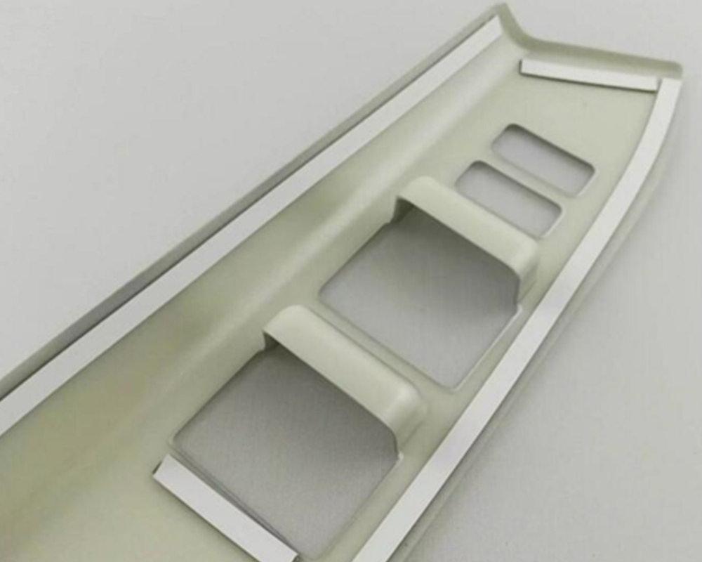 Toyota RAV4 4 XA40 Chrom Abdeckung Fenster Heber Schalter Taster Rahmen