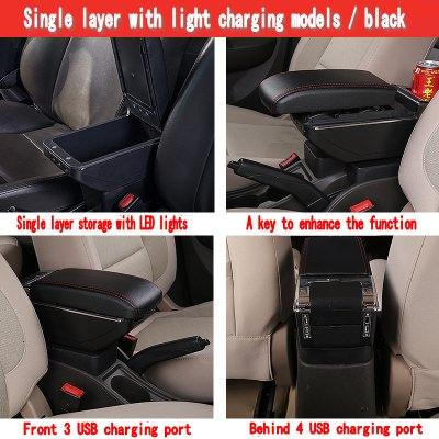 Skoda Fabia 3 B8 Mittelkonsole Armlehne Aufbewahrungs Box Kiste Lagerung Ablagekasten