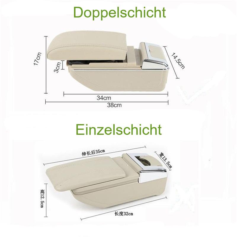 Skoda Fabia 2 B6 Mittelkonsole Armlehne Aufbewahrungs Box Kiste Lagerung Ablagekasten