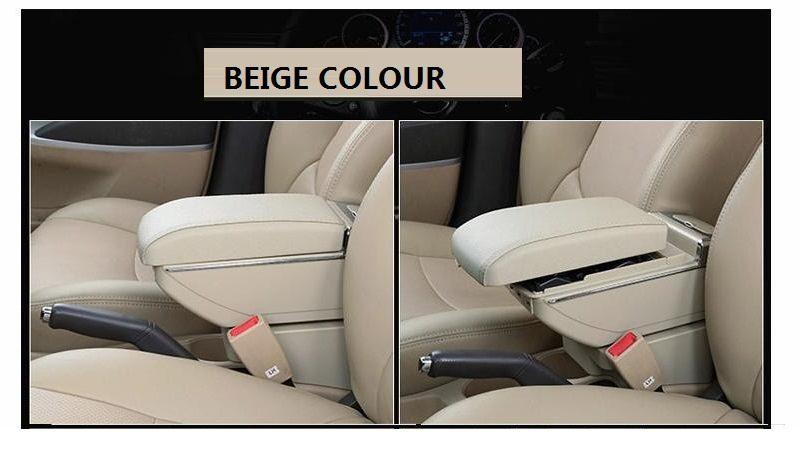Skoda Fabia 2 B6 Mittelkonsole Armlehne Aufbewahrungs Box Kiste Lagerung Ablagekasten