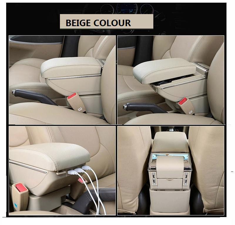 Skoda Fabia 2 B6 Mittelkonsole Armlehne Aufbewahrungs Box Kiste Lagerung Ablagekasten