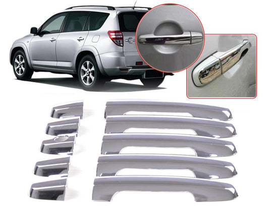 Toyota RAV4 3 XA30 Chrom Außen Türgriff Schalen Mulden Tür Kappen Abdeckung