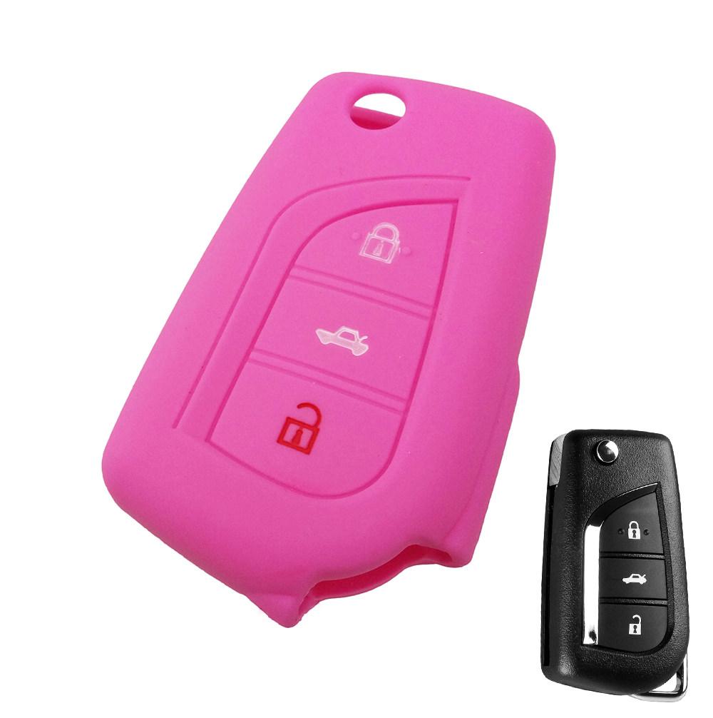 Toyota Corolla E170 Silikon Auto Schlüssel Schutz Hülle Etui