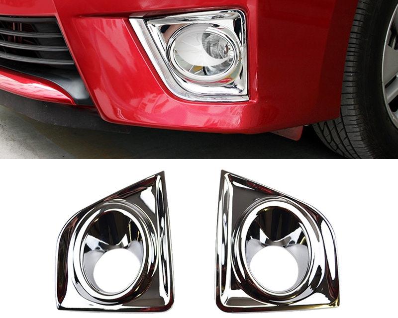 Toyota Corolla E170 Chrom Nebelscheinwerfer Licht Abdeckung Rahmen Vorne