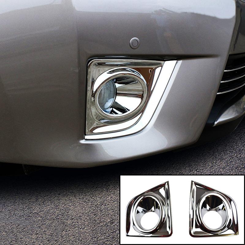 Toyota Corolla E170 Chrom Nebelscheinwerfer Licht Abdeckung Rahmen Vorne