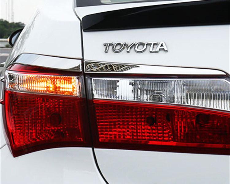 Toyota Corolla E170 Chrom Abdeckung Hinteres Licht Rückleuchte Hecklicht Leiste