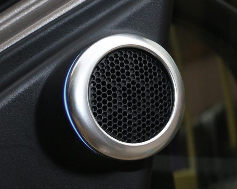 Toyota Corolla E170 Chrom Tür Lautsprecher Ringe Rahmen Abdeckung Blende