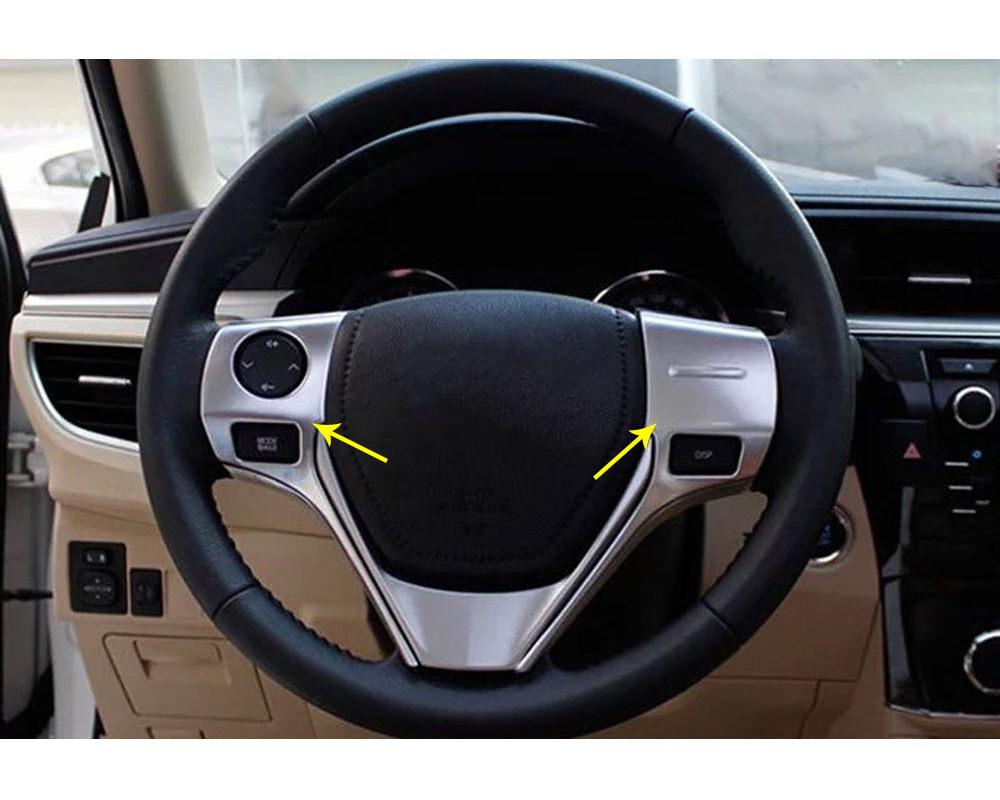 Toyota Corolla E170 Chrom Lenkradbezug Lenkradhülle Abdeckung Rahmen