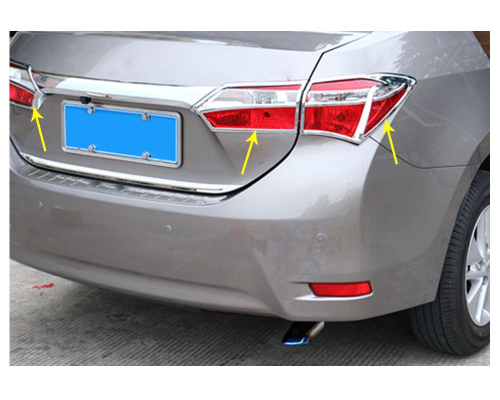 Toyota Corolla E170 Chrom Abdeckung Hinteres Licht Rückleuchte Hecklicht