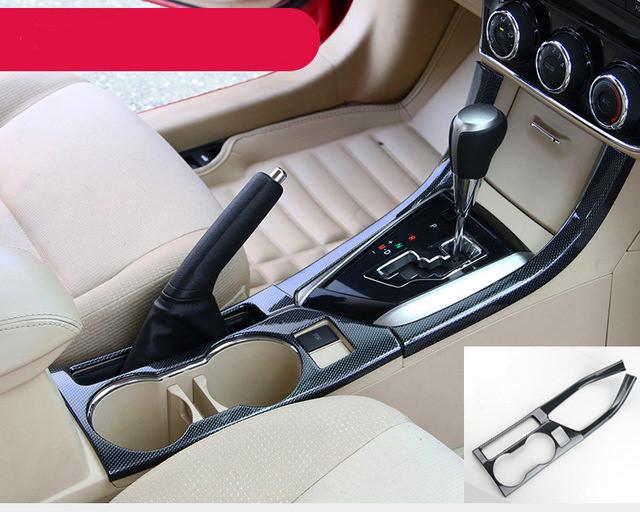 Toyota Corolla E170 Chrom Carbon Schaltehebel Getriebe Gehäuse Getränke Becher Abdeckung