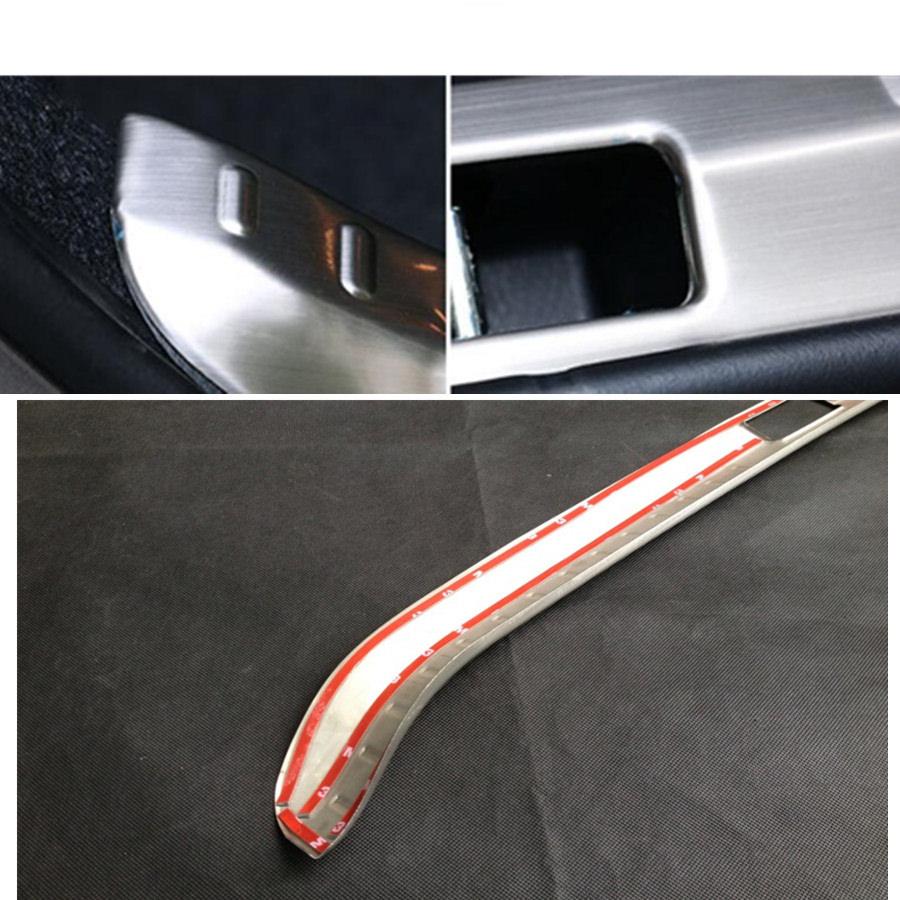 Toyota Corolla E170 Edelstahl Ladekantenschutz Abkantung Stoßstange Schutz