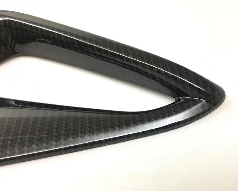 Toyota C-HR Chrom Carbon Nebelscheinwerfer Abdeckung Rahmen Licht Hinten