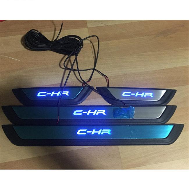 Toyota C-HR LED Einstiegs Leisten Tür Schweller Auflage Abdeckung
