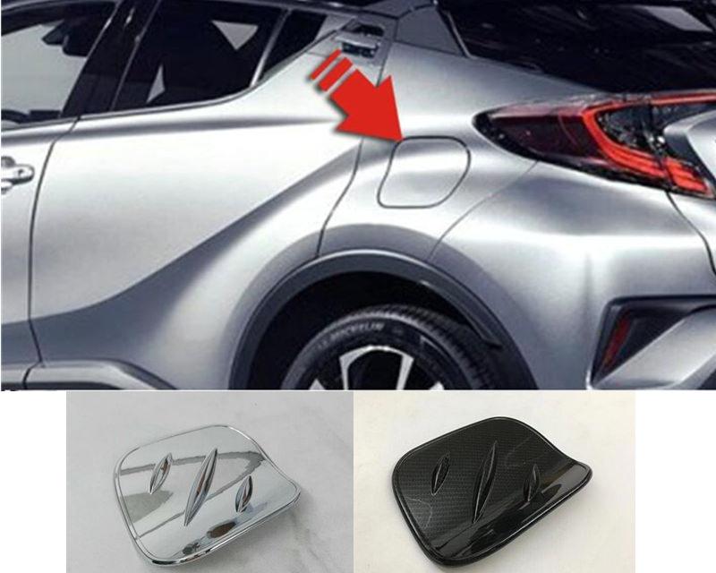 Toyota C-HR Chrom Carbon Tankdeckel Tankklappe Tankverschluss Abdeckung
