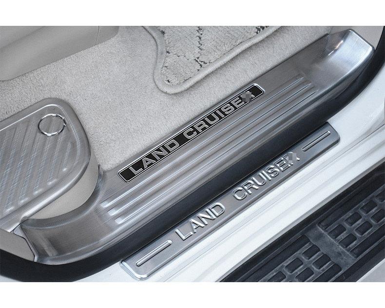 Toyota Land Cruiser J200 Edelstahl Einstiegs Leisten Tür Schweller Auflage Abdeckung