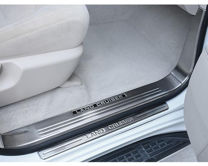 Toyota Land Cruiser J200 Edelstahl Einstiegs Leisten Tür Schweller Auflage Abdeckung