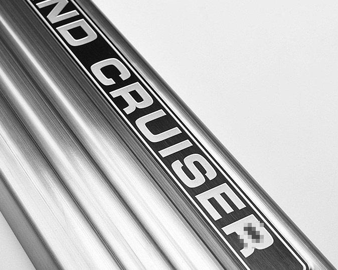 Toyota Land Cruiser J200 Edelstahl Einstiegs Leisten Tür Schweller Auflage Abdeckung
