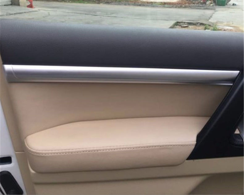Toyota Land Cruiser J200 Chrom Holz Imitation Tür Innen Leiste Abdeckung