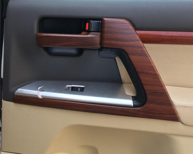 Toyota Land Cruiser J200 Chrom Holz Imitation Chrom Türgriff Innen Abdeckung Rahmen