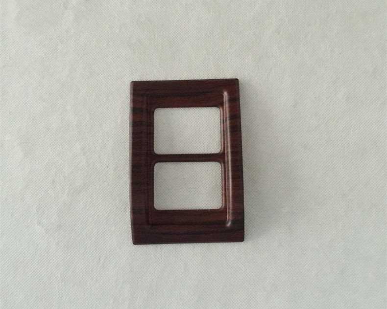 Toyota Land Cruiser J200 Chrom Holz Imitation Licht Seiten Spiegel Schalter Abdeckung