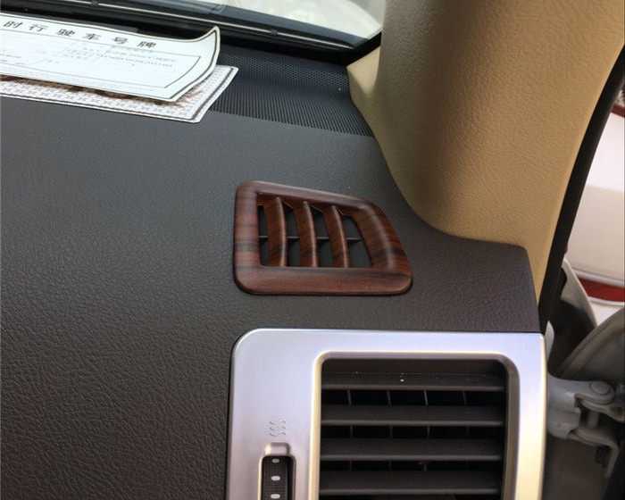 Toyota Land Cruiser J200 Chrom Holz Imitation Armaturenbrett Luftdüsen Lüftung Abdeckung