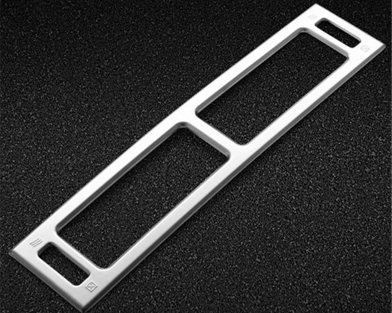 Toyota Land Cruiser J200 Chrom Mittelkonsole Armlehne Luftdüsen Lüftung Abdeckung Rahmen