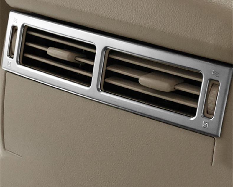 Toyota Land Cruiser J200 Chrom Mittelkonsole Armlehne Luftdüsen Lüftung Abdeckung Rahmen