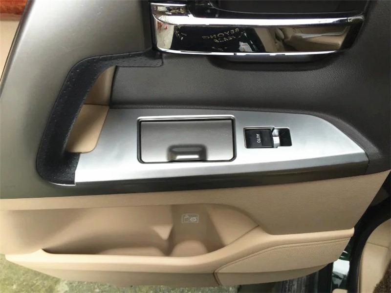Toyota Land Cruiser J200 Chrom Abdeckung Fenster Heber Schalter Taster Rahmen